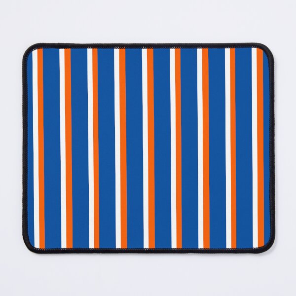 Item preview, Blue with Orange and White Stripes Pattern designed and sold by OneThreeSix.