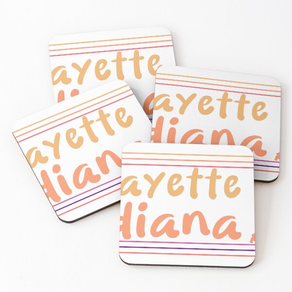 Item preview, Lafayette Indiana City Marked On Map designed and sold by TheIconSmith.