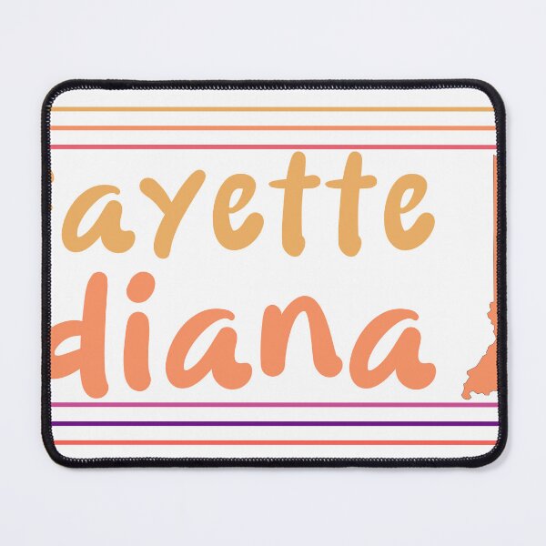 Item preview, Lafayette Indiana City Marked On Map designed and sold by TheIconSmith.