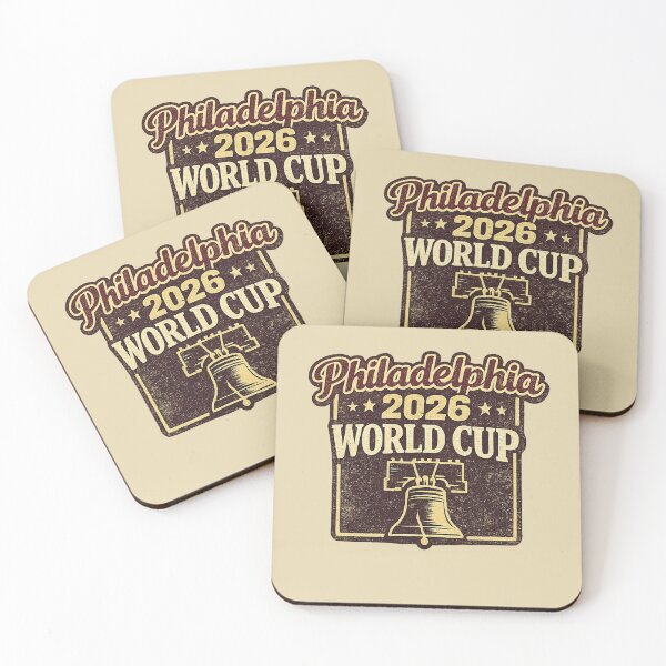 Item preview, Philadelphia 2026 World Cup – Liberty Bell Retro Vintage Soccer Fan T-Shirt designed and sold by ArthUpscale.