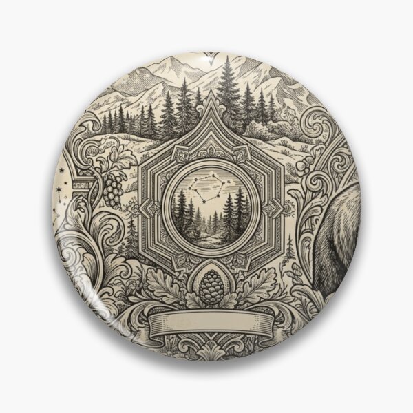 Item preview, Vintage Wildlife Geometric Pattern designed and sold by Imaginarium of Chaos falcon88 .