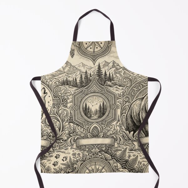 Item preview, Vintage Wildlife Geometric Pattern designed and sold by Imaginarium of Chaos falcon88 .