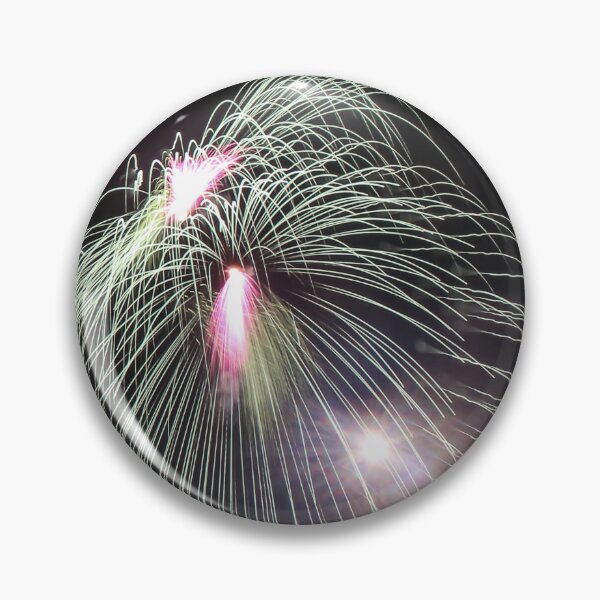 Item preview, Fireworks Burst Over Dark Sky, Long Exposure Celebration Night Display designed and sold by Nmallia.