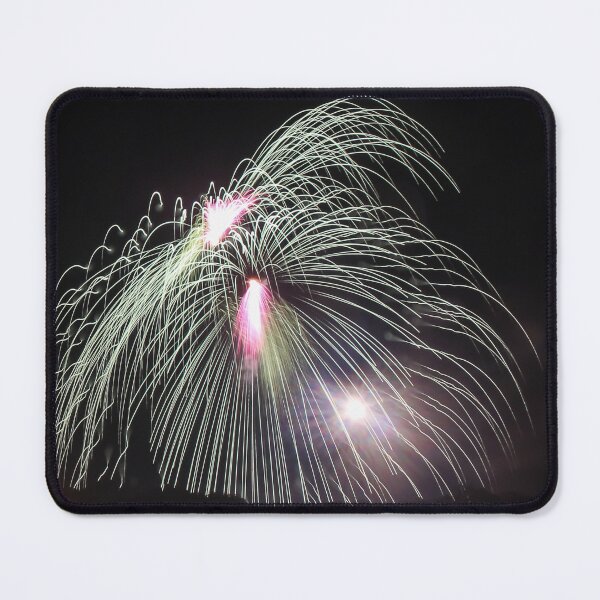 Item preview, Fireworks Burst Over Dark Sky, Long Exposure Celebration Night Display designed and sold by Nmallia.
