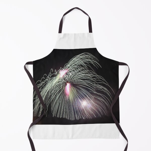 Item preview, Fireworks Burst Over Dark Sky, Long Exposure Celebration Night Display designed and sold by Nmallia.