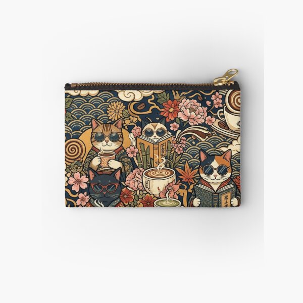 Item preview, Artistic Cat Lifestyle Pattern designed and sold by Imaginarium of Chaos falcon88 .
