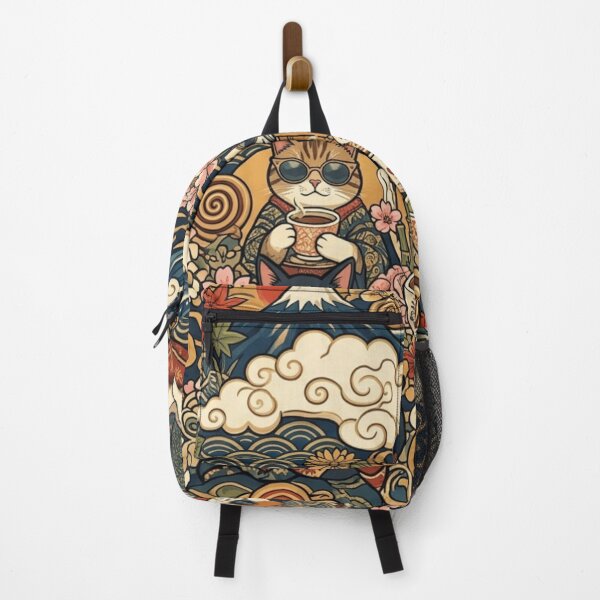 Item preview, Artistic Cat Lifestyle Pattern designed and sold by Imaginarium of Chaos falcon88 .