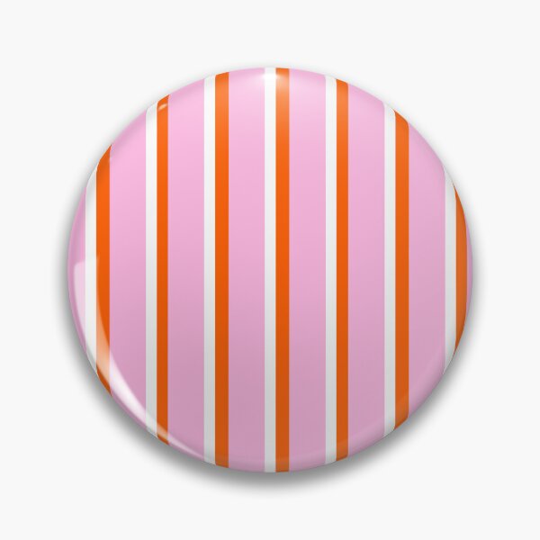 Item preview, Pink with Orange and White Stripes Pattern designed and sold by OneThreeSix.