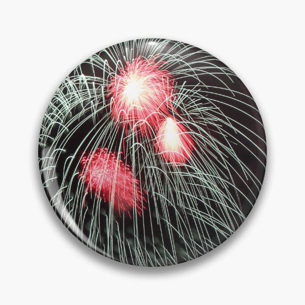 Item preview, Fireworks Burst Over Dark Sky, Long Exposure Celebration Night Display designed and sold by Nmallia.