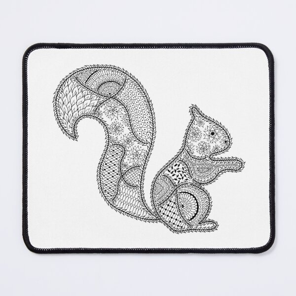 Item preview, Hand-drawn Squirrel Doodle designed and sold by Elena Bluck.