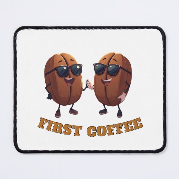 Item preview, Happy Coffee Beans - Kawaii Cute Vibes designed and sold by madebyjulia7.