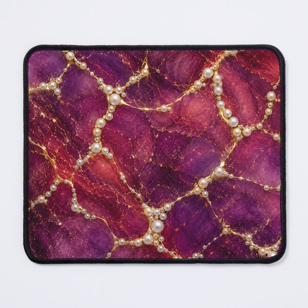 Item preview, Kintsugi - Pearl Treasures Between Ruby and Amethyst designed and sold by LegademaArt.