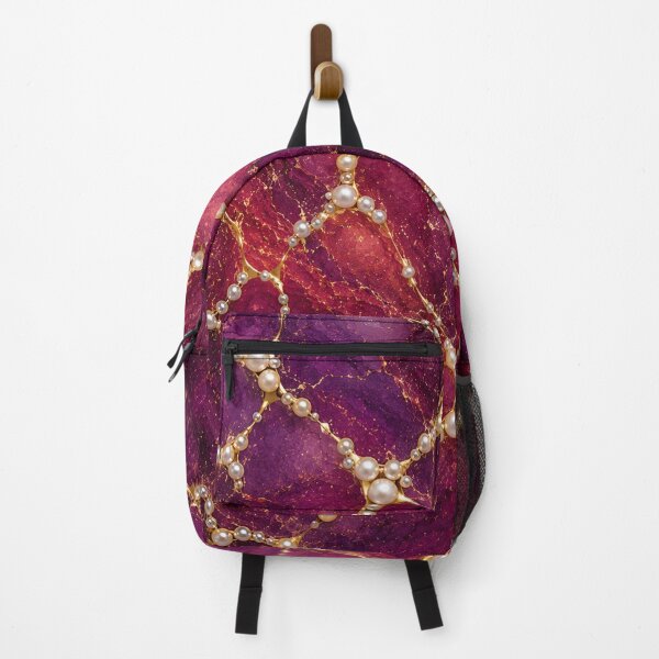 Item preview, Kintsugi - Pearl Treasures Between Ruby and Amethyst designed and sold by LegademaArt.