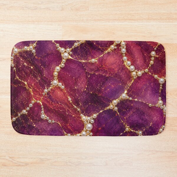 Item preview, Kintsugi - Pearl Treasures Between Ruby and Amethyst designed and sold by LegademaArt.