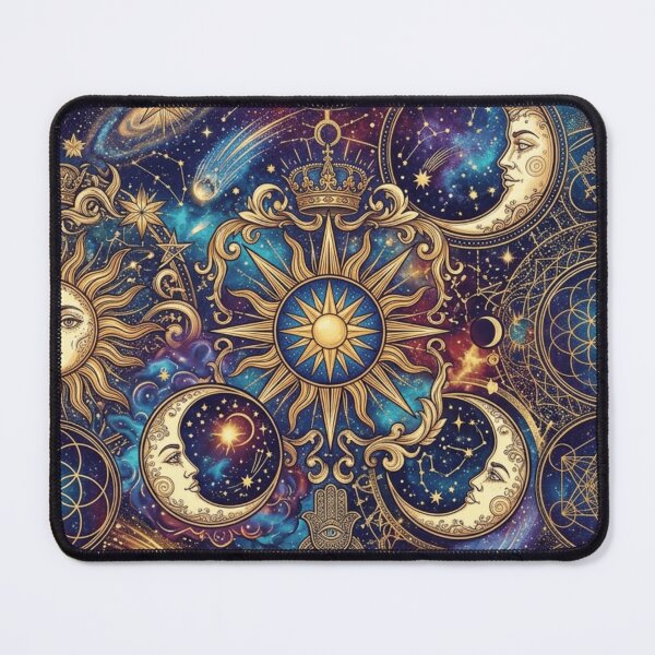 Item preview, Mystical Sun And Moon Pattern designed and sold by Imaginarium of Chaos falcon88 .