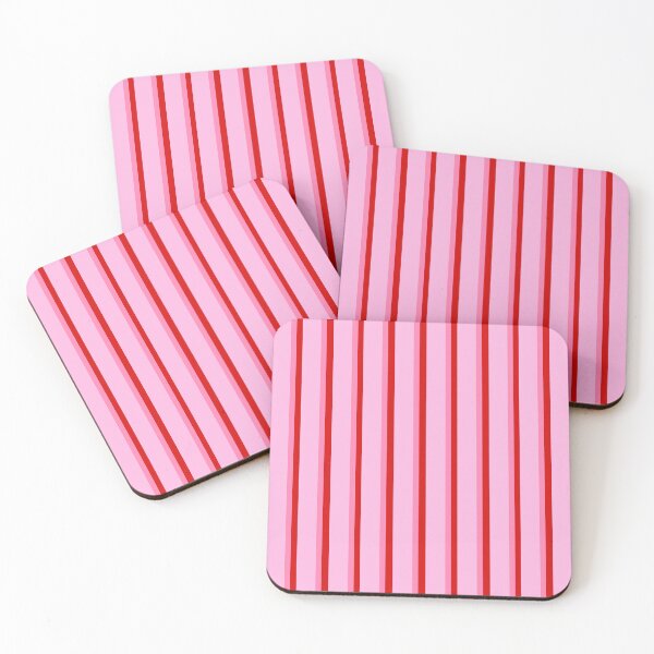 Item preview, Pink with Red Stripes Pattern designed and sold by OneThreeSix.