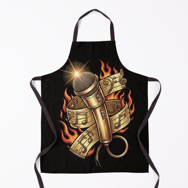 Item preview, Microphone on Fire designed and sold by GothTees.