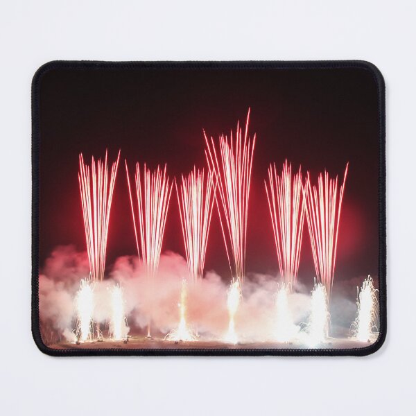 Item preview, Fireworks Burst Over Dark Sky, Long Exposure Celebration Night Display designed and sold by Nmallia.