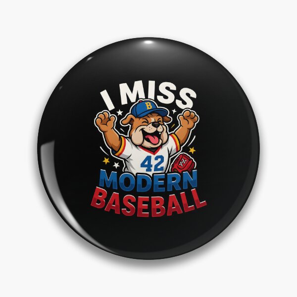 Item preview, I Miss Modern Baseball Funny Dog Meme for Baseball Fans designed and sold by Redgiant87x.