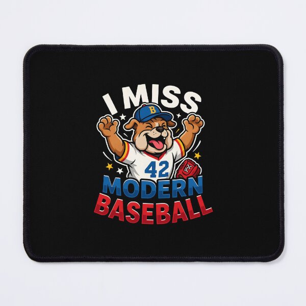 Item preview, I Miss Modern Baseball Funny Dog Meme for Baseball Fans designed and sold by Redgiant87x.