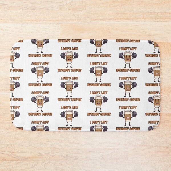 Item preview, Happy Coffee - I Don't Lift Without Coffee - Kawaii Cute Vibes  designed and sold by madebyjulia7.