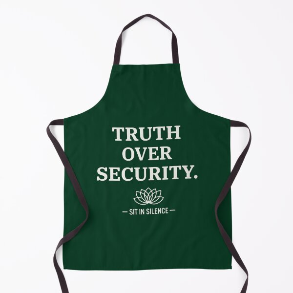 Item preview, Truth Over Security Minimalist Quote—Soft Stillness. designed and sold by SitInSilence24.