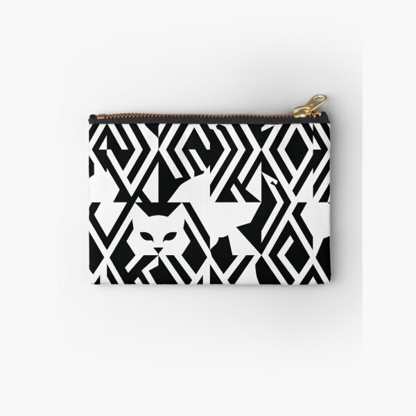Item preview, Hidden Cat Optical Illusion Pattern | Negative Space Cat Design designed and sold by Rovano.