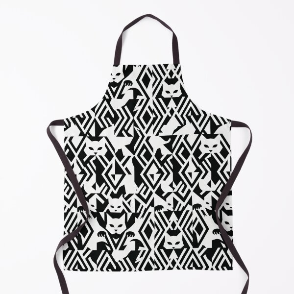 Item preview, Hidden Cat Optical Illusion Pattern | Negative Space Cat Design designed and sold by Rovano.