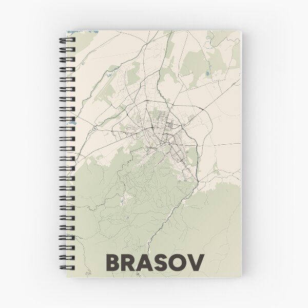 Item preview, Brasov Map designed and sold by MapsNerd.