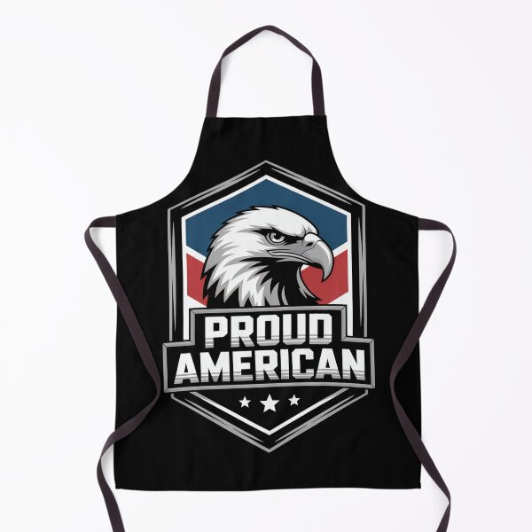 Item preview, Proud American 3D Hexagon Patriot Eagle Badge designed and sold by OldGloryForge.