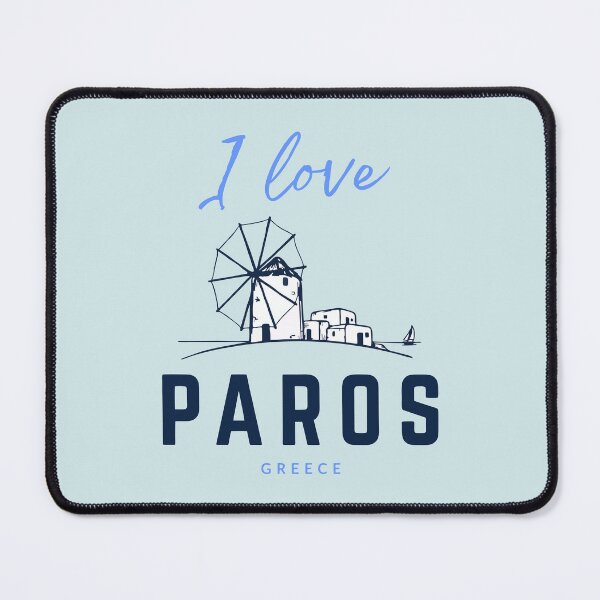 Item preview, I Love Paros Minimalist Greek Island Design No2 designed and sold by angelisart.