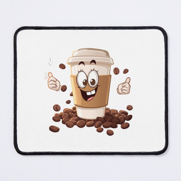 Item preview, Happy Coffee - Kawaii Cute Vibes  designed and sold by madebyjulia7.