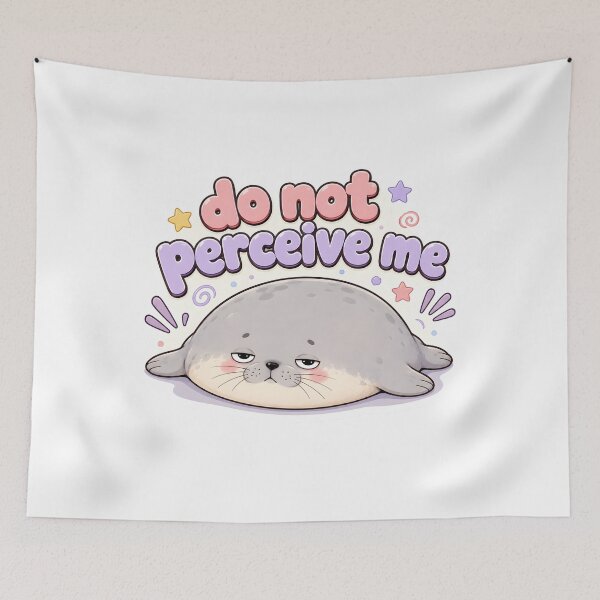 Item preview, Do Not Perceive Me Tired Seal designed and sold by SRY SHOP.