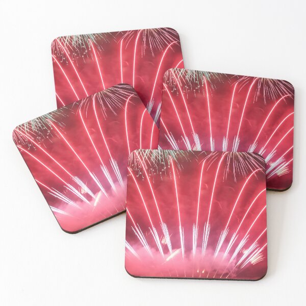 Item preview, Fireworks Burst Over Dark Sky, Long Exposure Celebration Night Display designed and sold by Nmallia.