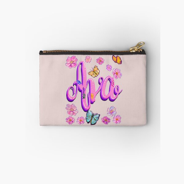 Item preview, Ava name with flowers - pink floral butterfly aesthetic  designed and sold by Artonmytee.