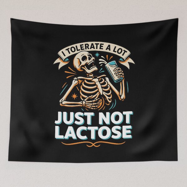 Item preview, I Tolerate A Lot Just Not Lactose Sarcastic Lactose Intolerance Quote designed and sold by Redgiant87x.