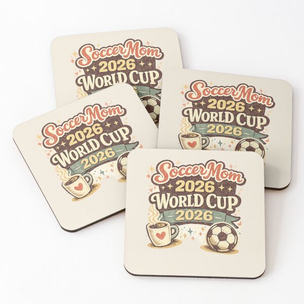 Item preview, Soccer Mom World Cup 2026 – Retro Coffee & Soccer Fan T-Shirt designed and sold by ArthUpscale.