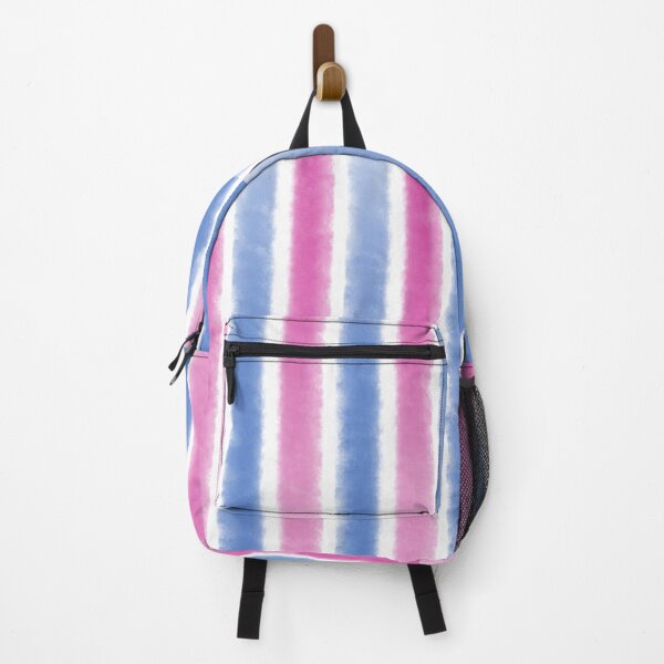 Item preview, Watercolor stripe pattern-Pink and blue designed and sold by Pattern Pie.