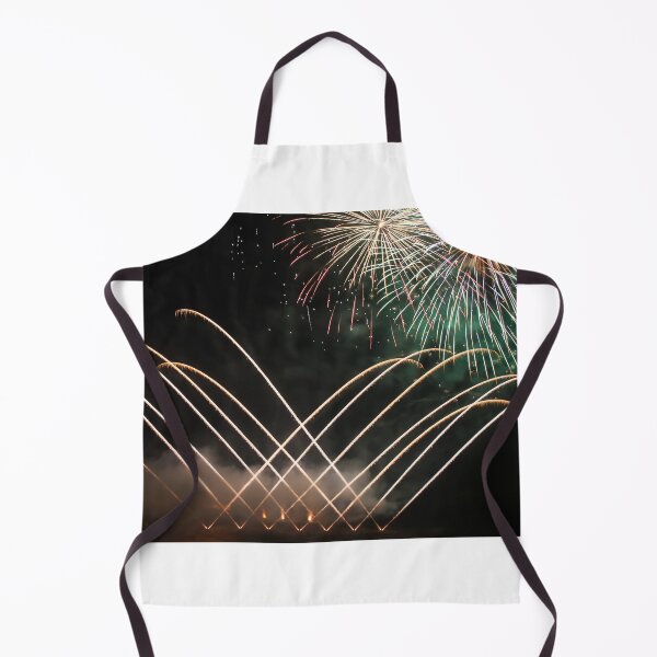 Item preview, Fireworks Burst Over Dark Sky, Long Exposure Celebration Night Display designed and sold by Nmallia.