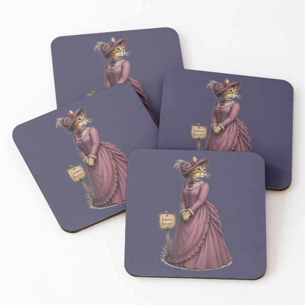 Item preview, Emma Bovary Literary Cat designed and sold by Caradestrella.