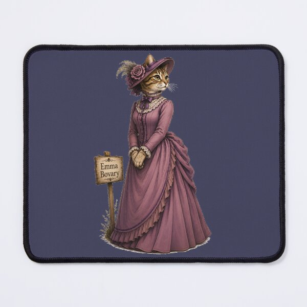 Item preview, Emma Bovary Literary Cat designed and sold by Caradestrella.