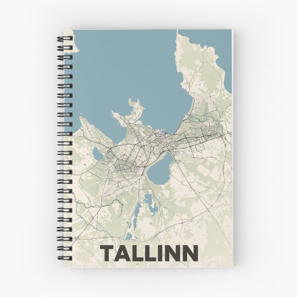 Item preview, Tallinn Map designed and sold by MapsNerd.