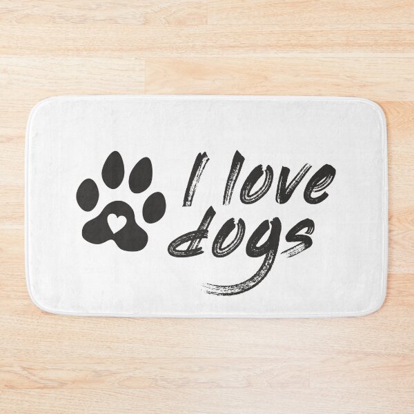 Item preview, I love dogs - brush style designed and sold by PawelZmich.