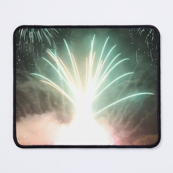 Item preview, Fireworks Burst Over Dark Sky, Long Exposure Celebration Night Display designed and sold by Nmallia.