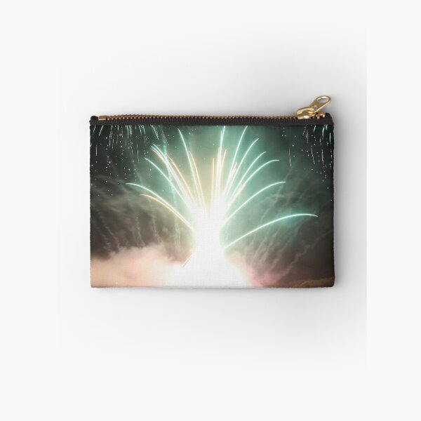 Item preview, Fireworks Burst Over Dark Sky, Long Exposure Celebration Night Display designed and sold by Nmallia.