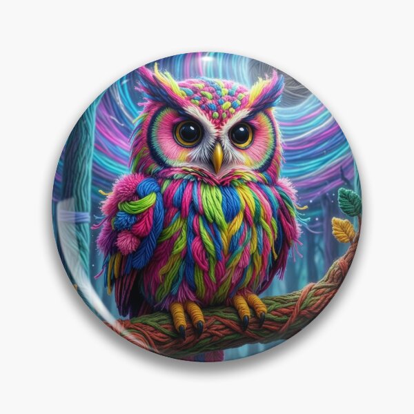Item preview, Yarn Owl Under a Yarnie Moon designed and sold by Tridentulus.