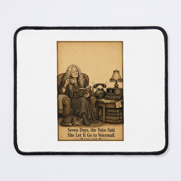 Item preview, Crone Cards — Seven Days, the Voice Said. She Let It Go to Voicemail. designed and sold by Kay Mhor Studio.