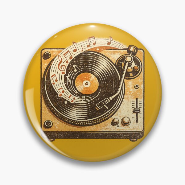 Item preview, Vintage Vinyl Record Player Retro Music Lover DJ Turntable T-Shirt designed and sold by MagicMakerPh.