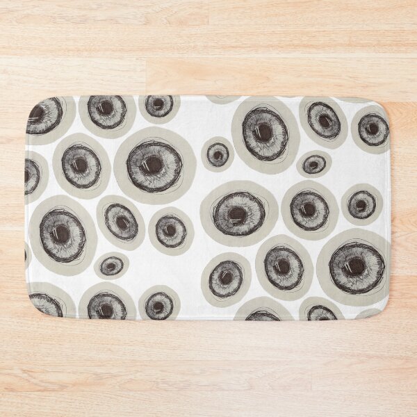 Item preview, Surreal Sketchbook Eyes Pattern in Dark Grunge Aesthetic designed and sold by BeesBarn.