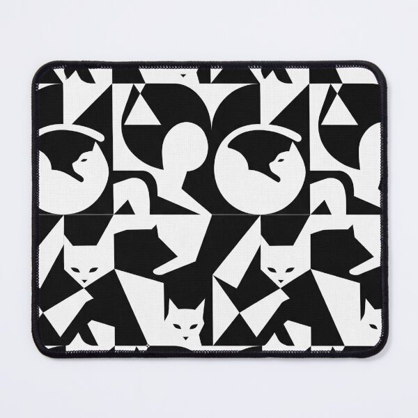 Item preview, Optical Illusion Hidden Cat Pattern | Negative Space Cat Design designed and sold by Rovano.